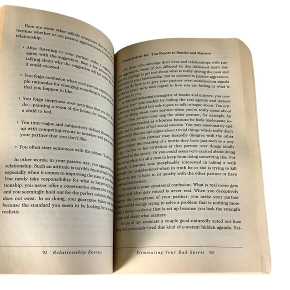 Relationship Rescue By Phillip C. Mcgraw Ph.D. Paperback 2000 - Picture 8 of 16